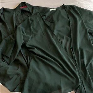 2 black kimonos